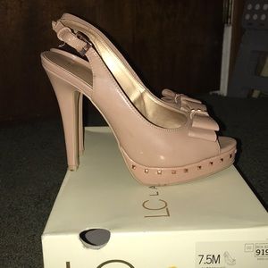 LC Lauren Conrad Leah Nude Pumps